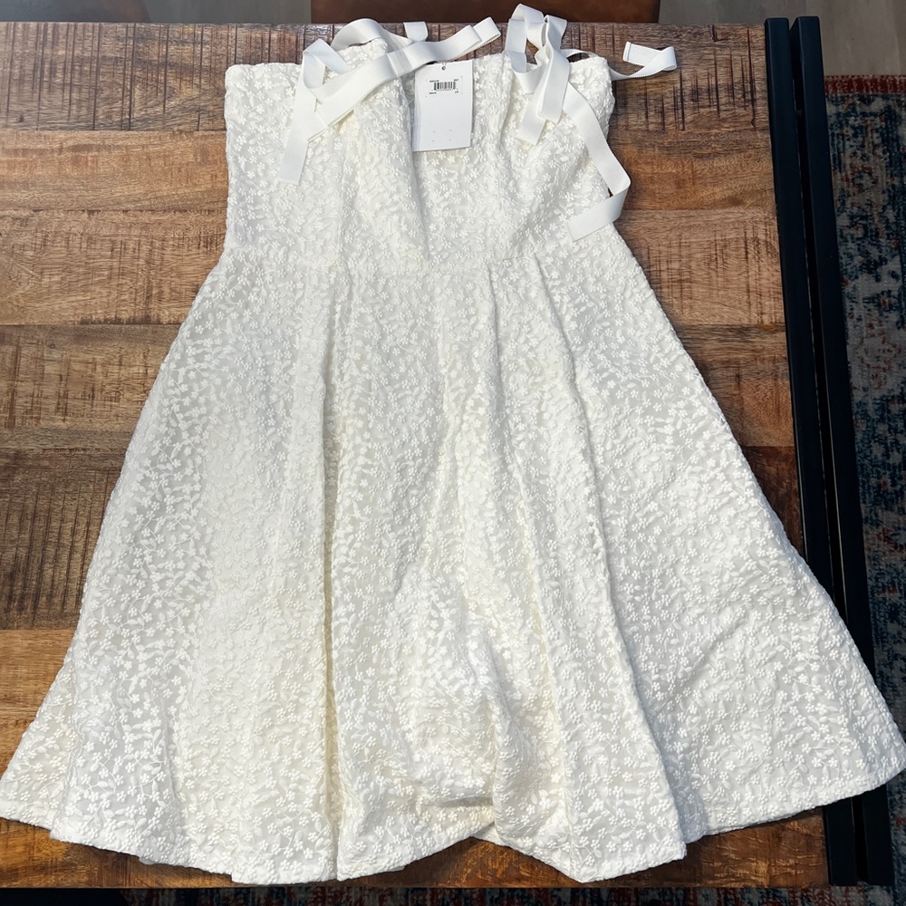Summer eyelet dress